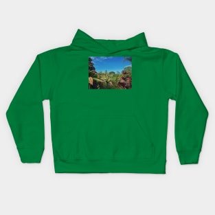 jungle vegetation Kids Hoodie